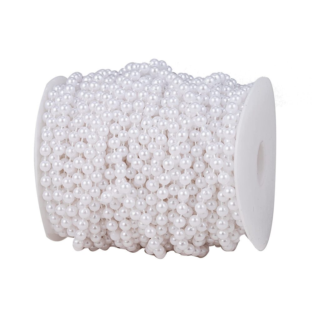 2029 6mm Crafts Faux Pearl Beads Garland Pearl Bead Roll Strand of Pearls